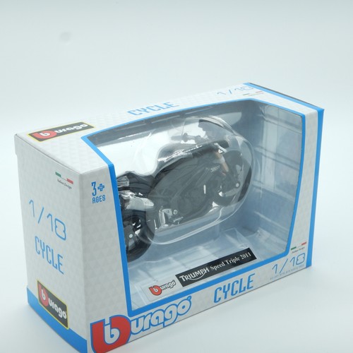 Bburago CYCLE 1:18 Motorradmodelle - Auswahl BMW Ducati Honda Triumph - Diecast - Picture 42 of 42