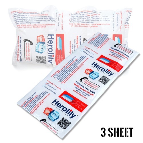 Reusable 2 Ply Advanced Ice pack Bag Heat Pack For Back & Shoulder Food Fresh - Picture 38 of 54