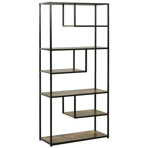 Book Shelf 6Tier Industrial Storage Shelves Bookcase Display Rack Organizer Unit - Picture 10 of 11