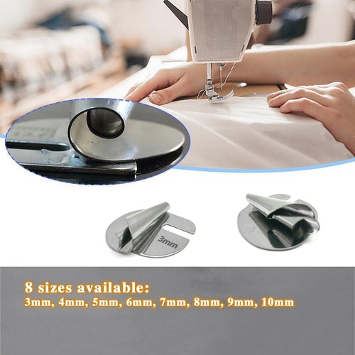 Pie prensatelas universal para máquina de coser 8 piezas dobladillo enrollado 3-10 mm - Imagen 5 de 11