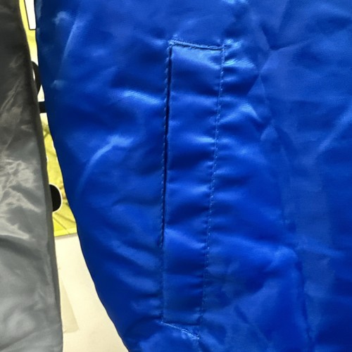 Chaqueta Starter Dallas Mavericks Reliever Satinado Azul y Gris Talla L Cosida - Imagen 9 de 19