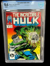 Incredible Hulk  #334  CBCS   9.6  NM+   White pages   8/87   Doc Samson Comic