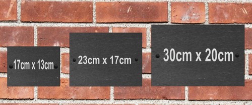Please Shut the Gate Dog Running Loose Slate House Sign 3 Sizes ALL BREEDS D-L - Picture 2 of 34