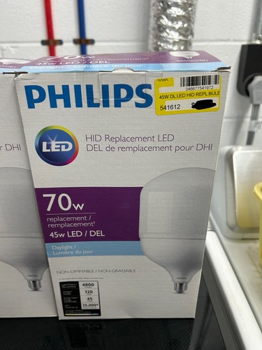 New 3-pack lot Philips 45 watt Dl Led Hid Light Bulb 541978 70W equivalent - 第 2/6 張圖片