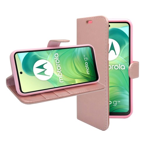 For Motorola G04 Case Wallet Flip PU Leather Kickstand Card Holder Cover - 第 21/48 張圖片