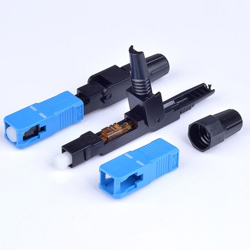 10pcs Single-Mode Fiber Optic SC/UPC Quick Fast Field Assembly Connector Ca=y= - Photo 6/10
