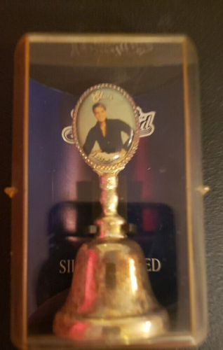 Vintage Sammlerstück versilberte Elvis Glocke in OVP - Graceland - Bild 10 von 13