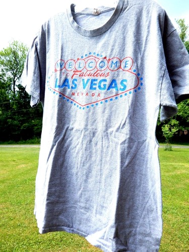 Welcome Fabulous Las Vegas Nevada T Shirt American Western Culture Tourist Men L - Imagen 5 de 12