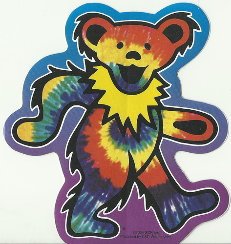 GRATEFUL DEAD sticker 21 - 2005 cat no. S-3948 VINYL STICKER official merch OOP - Picture 16 of 24