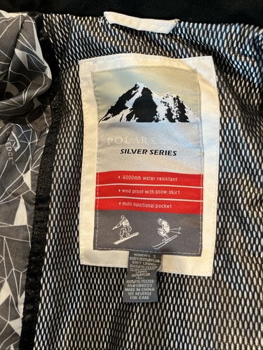 Polar Edge Damen weiß lila kariert Silver Series Ski Snowboard Jacke Oberteil Gr. S - Bild 13 von 21