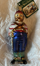 Merck  OWC  Old World Christmas  "Pirate" Blown Glass Ornament  New w/ Tags