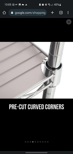 Gorilla Grip Wire Shelf Liner, Heavy Duty Waterproof Shelving Liners for... - Picture 7 of 14