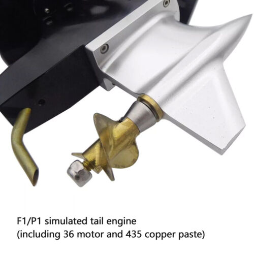 Gear Drive Outboard Engine Propeller Thruster Boat Drive Motor for RC Speed Boat - Picture 6 of 15