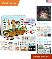 Multicolor Montessori Busy Book - Stimulate Learning  Creativity in Kids