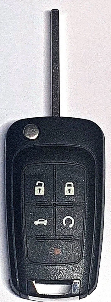 Chevrolet Impala 2014-2017 5 botones mando a distancia llave abatible calidad premium vendedor de EE. UU. Foto 4 de 4