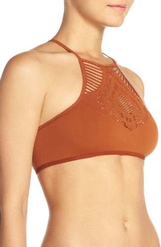 NEW Free People Intimately Seamless Daybird Dawn Bra Copper XS/S-M/L $50 |FF-214 - Picture 3 of 4