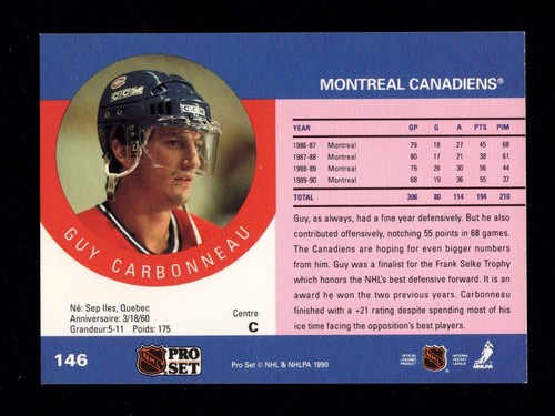 1990-91 Pro Set Base Hockey Cards #126-265 You Pick From The List Only $1 Each - Picture 133 of 995