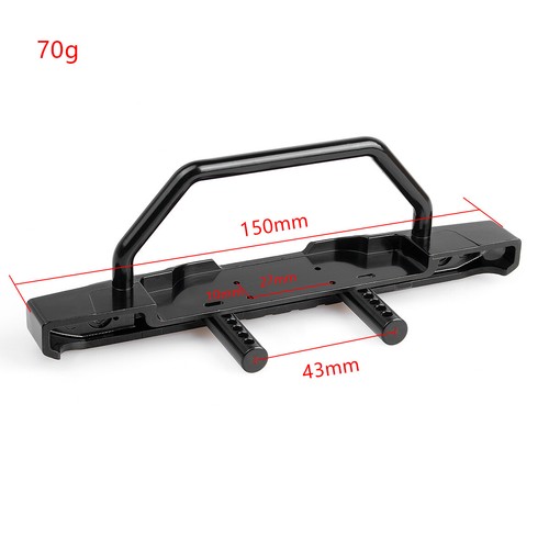 KYX Axial SCX10 III AX103007 Aluminum alloy upgrade Front and Rear Bumper set - Picture 12 of 12