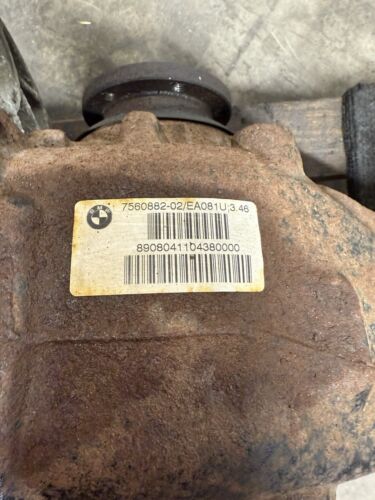 2008-2010 BMW E60 535i 535xi Rear Differential Carrier Diff 3.46 ratio 7560882 - Picture 5 of 6