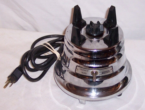 BEEHIVE WARING Blender 5000 Genuine Replacement Motor Base Chrome 34BL87 TESTED