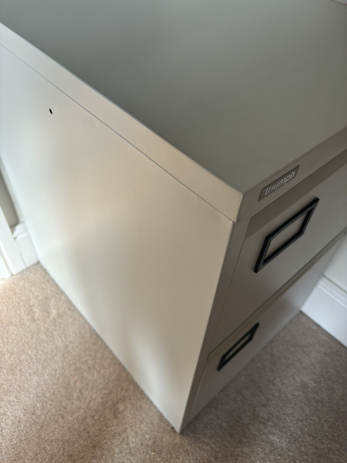 2 Drawer Triumph Metal Filing Grey With Keys eBay