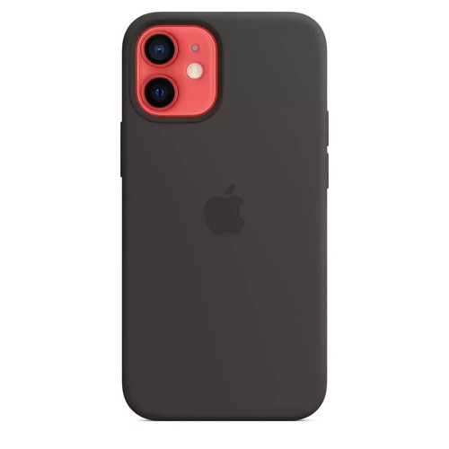 Official Apple iPhone 12 Mini Case MagSafe Silicone Black MHKX3ZE/A - 第 11/16 張圖片