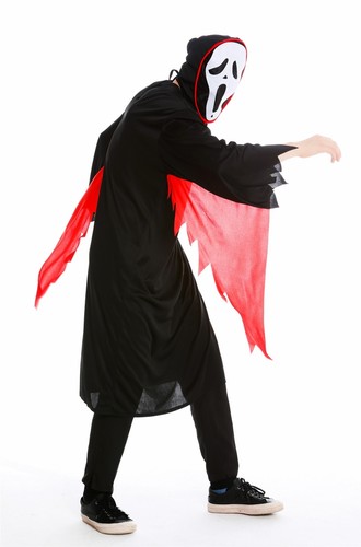 Kostüm Herren Damen Unisex Halloween Geist Gespenst Serienkiller Gr M/L M-0001 - Bild 3 von 5