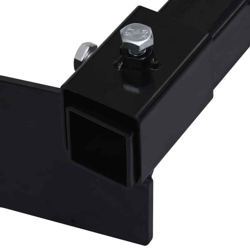Schneepflugadapter Adapter Stahl für Rasentraktor Schneepflug Schwarz NEU - Bild 6 von 7
