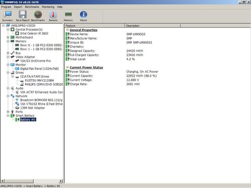 Fujitsu Amilo Pro V2030 Vintage Win XP Laptop Celeron M 360 2GB RAM 120GB HDD - Picture 22 of 22