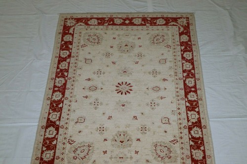 3'10" x 5'9" ft. Afghani Oushak Hand Knotted Home Décor Oriental Wool Area Rug - Picture 2 of 9