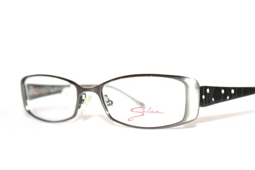 NEW SALSA SA2010 PW PEWTER AUTHENTIC SEMI RIMLESS RX WOMENS FRAMES 51-18-135 MM - Picture 3 of 6