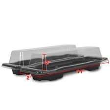 Korean / Japanese Sushi Togo Box 11x2x2" 50pcs KJ-1