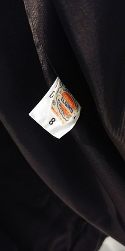 Womens Winter Charcoal Wool 3/4 Length Coat Size 8 USA New - Picture 8 of 8