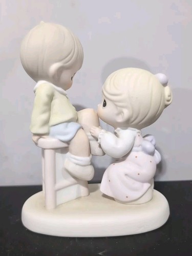 Precious Moments "You Are Always There for Me" 1996 Girl Boy Porcelain Figurine - Picture 2 of 4