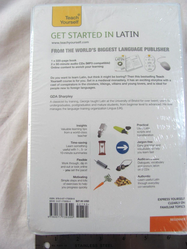 SEALED ~ Get Started in Latin with Two Audio CDs: A Teach Yourself Guide - Picture 4 of 9