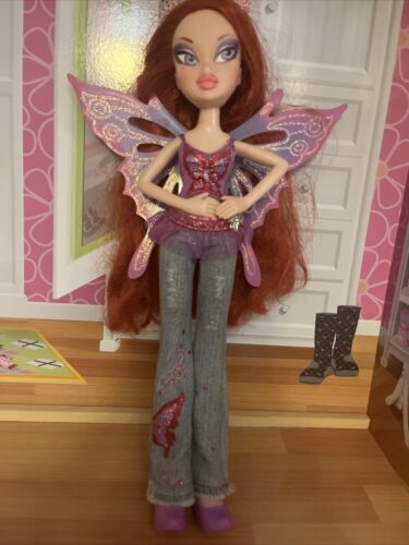BRATZ Fashion Pixiez Fairy Lina Doll Orig Glow Pants 10" HTF 2007 Glow Wings