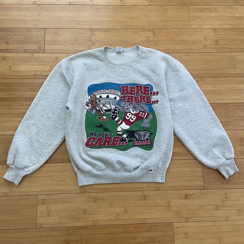 VTG 1999 Iron Bowl Sweatshirt The Tide Rolls Russell USA Made Men’s Medium 90s - Picture 2 of 9