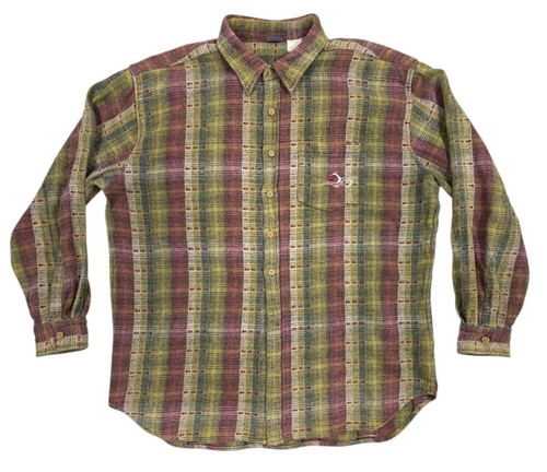 T & C SURF HAWAII Mens Vintage Flannel Button Shirt Thick Heavy 4XL ? - Picture 1 of 16