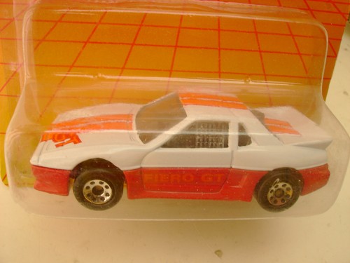 1987 MATCHBOX SUPERFAST #2 MB2 RED & WHITE PONTIAC FIERO GT NEW ON CARD - Picture 6 of 11