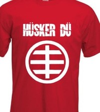 HUSKER DU Thrash hardcore  Punk rock band T shirt tee