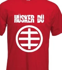 HUSKER DU Thrash hardcore  Punk rock band T shirt tee