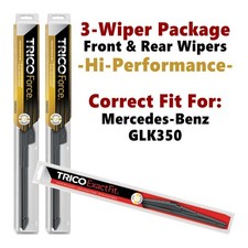 Wipers 3-pk Hi-Performance fits 2010-15 Mercedes-Benz GLK350 25220/190/12J