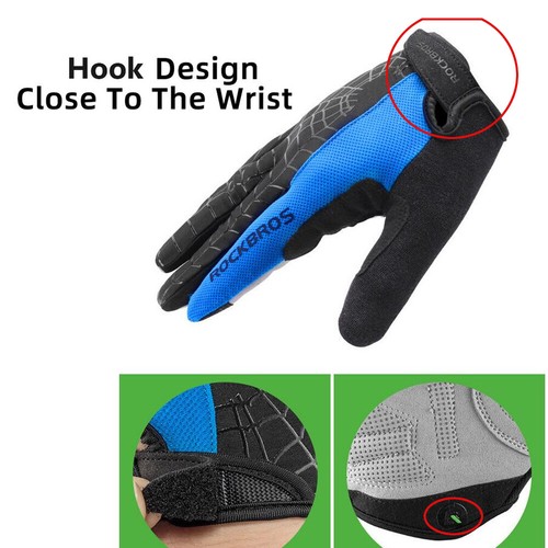 Motorcycle Gloves for Men Women Motorbike Riding Touchscreen Full Finger Gloves - Picture 12 of 29