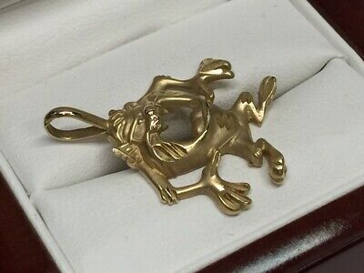 MA 14K GOLD TAZ TASMANIAN DEVIL PENDANT LONNEY TUNES MA 14K GOLD TAZ TASMANIAN DEVIL PENDANT LONNEY TUNES