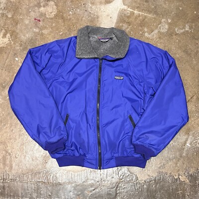 Patagonia Vintage 80's Made In USA Fleece Lined Bomber