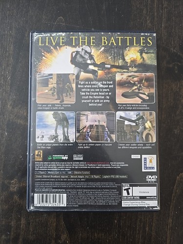 Star Wars: Battlefront (Sony PlayStation 2, 2004) CIB PS2 Tested Working Shooter - Picture 2 of 3