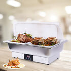 6Qt Chafing Dish Buffet Container Stainless Steel Chafer for Catering Half Size