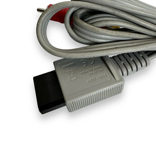 Nintendo Wii AV Cable RVL-009 & Sensor Bar RVL-015 Lot - Picture 3 of 4
