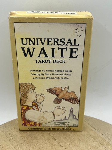 Universal Waite Tarot Deck 1990 U.S. Games Printed in USA w/ Instructions - Picture 3 of 11