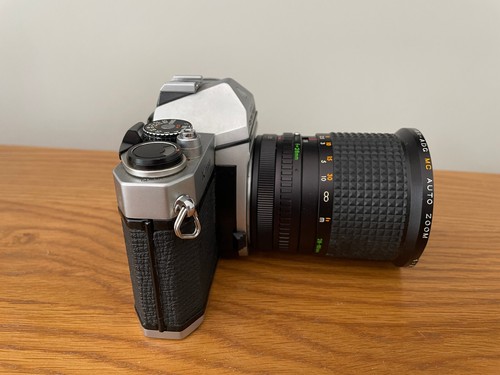 Vintage Asahi Pentax K1000 SLR Film Camera 28 - 80mm Lens, Strap & Case 35mm SLR - Picture 7 of 14